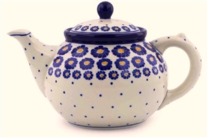 Polish Pottery Teapot, 40 oz.