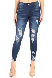 ED-17850A Indigo missy skinny jeans