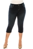 ED-29042X Dk.Indigo Wash plus capri