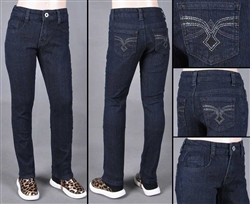 RK-15917K Black girls skinny jeans