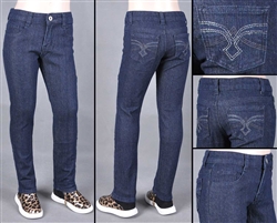 RK-15917K Dk.Indigo girls skinny jeans