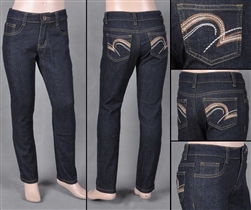 RK-15918K Dk.Indigo girls skinny jeans