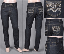 RK-15920K Black girls skinny jeans
