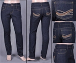 RK-15923K Dk.Indigo girls skinny jeans