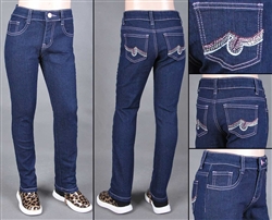 RK-15938K Dk.Indigo girls skinny jeans