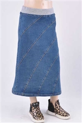 RK-87117KA Vintage girls long skirt