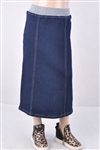 RK-87467K Dk.Indigo girls long skirt