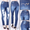 SG-16126 Dk.Wash missy skinny jeans