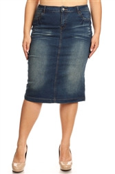 SG-77239XU Vintage Calf length skirt