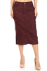 SG-77920A Cheetach calf length skirt