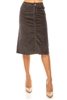 SG-79106 Graycalf length skirt