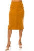 SG-79219XA Amber calf length skirt