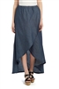 SG-85952 Dk.Indigo long skirt