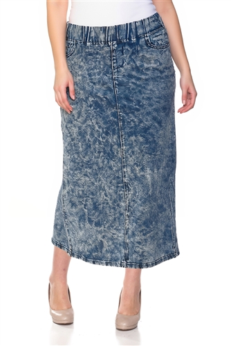 SG-87241XY Dark Snow long skirt