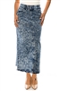 SG-87241Y Dark Snow long skirt