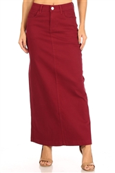 SG-87812C Cherry long skirt