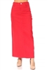 SG-87812C Fire Red long skirt