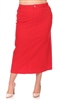 SG-87812XC Fire Red long skirt