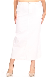 SG-87812XC White long skirt