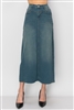 SG-89064 Vintage Wash long skirt