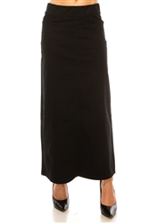 SG-89151 Black long skirt