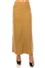 SG-89151 Khaki long skirt