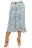 SG-89313X Sand Blast long skirt
