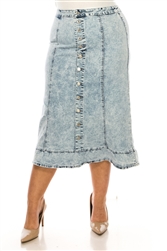SG-89313X Sand Blast long skirt