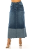 SG-89335 Two Tone long skirt