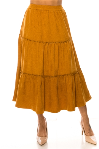 SG-89395 Amber midi length skirt
