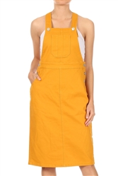 SG-97550 Mustard overall skirt