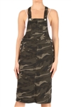 SG-97861 Camo overall skirt