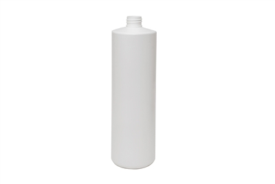 33.8 oz CYLINDER 54 GR W/O OVERCAP NECK INDENATION Cylinder Round Cosmetic HDPE 28-410<span class='noshowcode'> s33.8oz </span>