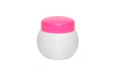 50 gr ROUND JAR. 7.5 GR Wide Mouth Cosmetic HDPE 38-400<span class='noshowcode'> s50gr </span>