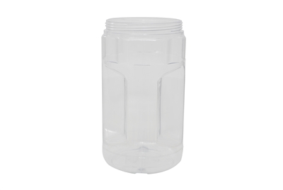 44 oz JAR CLEAR WITH HANDLE 52 GR Wide Mouth Cosmetic PVC 95-400<span class='noshowcode'> s44oz </span>