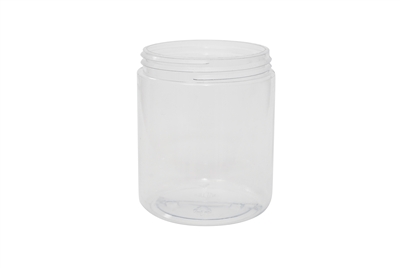 20 oz JAR CLEAR 32 GR Wide Mouth Cosmetic PVC 89-400<span class='noshowcode'> s20oz </span>