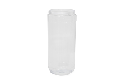 54 oz JAR OCTANGULAR CLEAR 65 GR Wide Mouth Cosmetic PVC 95-400<span class='noshowcode'> s54oz </span>