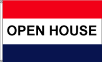 Commercial Open House Flag