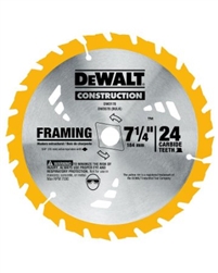 Blade, Circular Saw - Heavy Duty Carbide (7-1/4" 24T)