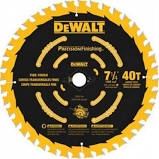 Blade, Circular Saw - Heavy Duty Carbide (7-1/4" 40T)