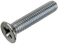 Flat Head Machine Bolt- #10 x 3"