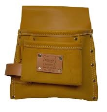 5 Pocket Leather Nail/Tool Bag