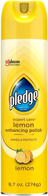 CLEANER, DUST & FURNITURE SPRAY 9.7OZ -PLEDGE - LEMON
