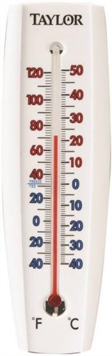 2" x 7" Indoor/Outdoor Wall Thermometer