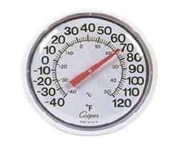 12" Round Wall Thermometer