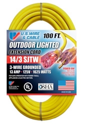 14 Gauge 100' Extension Cord