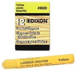Lumber Crayon Stick- YELLOW