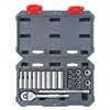 1/4" Dr. 21 Pc. Socket Set (Shallow & Deep)