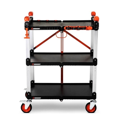 Crescent Tool Folding Site Runner Utility Cart #F3SCBL
