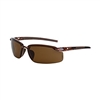 Crossfire Cobra Safety Glasses - Brown ES5 Polarized